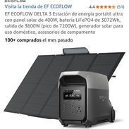 Ecoflow delta 3 3600w pico 7200w con panel 400w - Img 56753993