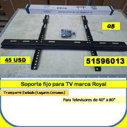 QB-707-Soporte fijo para TV marca Royal (40-80 pulg).....45 USD....51596013...Transporte lugares cercanos - Img 56274849
