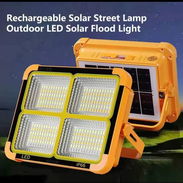 ✨ Lámpara recargable con panel solar y entrada para cargar el móvil  Medidas: 21cm*17cm (12000mah)  Precio: 20 usd 📲 56 - Img 57145723