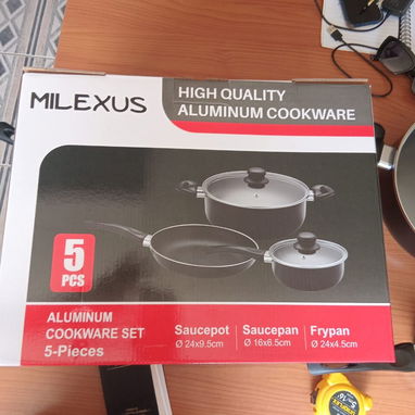 Set de ollas para inducción Milexus - 5 piezas - Img 128164804
