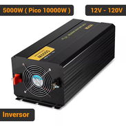 Inversor VEVOR 5000W 10000W Pico Onda Modificada 12V a 120V Con Control Remoto Pantalla LED Para Auto RV Negro - Img 55854307