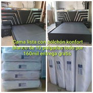 CAMAS CON COLCHON PRECIO EN LAS FOTOS INCLULLE ENTREGA INTERESADOS LLAMAR O ESCRIBIR AL WHATSAPP 51137664 - Img 55234817