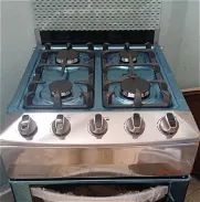 Cocina con horno y tapa de cristal 4 quemadores - Img 45951095