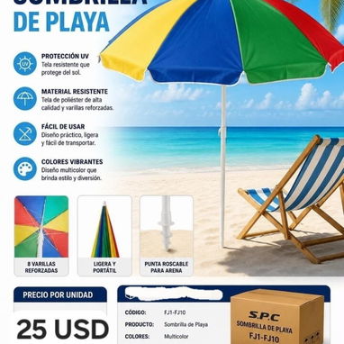 Sombrilla de playa - Img 126970388