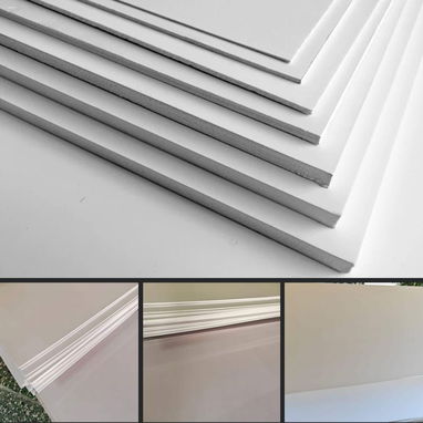 🔥 PLANCHAS PVC Blanco y Decorativo Negro. Perfectas para tus proyectos de construcción y carpintería. - Img 116505371