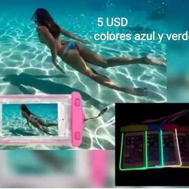 đFundas o estuches hermĂ©ticos para proteger el celular del agua_ ideales para la playa y piscina - Img 122491743