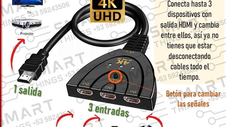 Adaptador HDMI-RCA •••• Mensajeria •••• Loca en Plaza, La Habana
