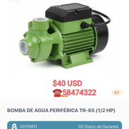 Bomba de agua periféria 1/2 HP - Img 55043499