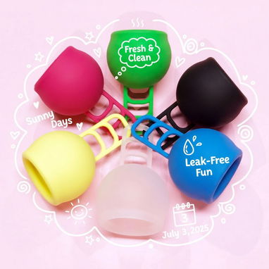 Copas menstruales Discos menstruales aplicadores esterilizadores plegables variedad exclusiva de nuestro negocio - Img 118259472