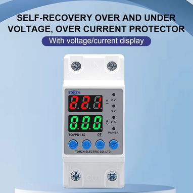 Protector de Voltaje 110/220v 63A 50/60Hz Ajustable y Programable - Img 123820254