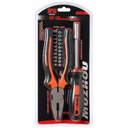 JUEGO DE DESTORNILLADORES Y PINZA PROFESSIONAL MS-24001 - Img 57208341