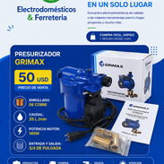Presurizador Grimax, enrollado cobre, Caudal 35 L/min, 145W, 3/4 " entrada y salida - Img 55383078