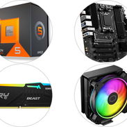 SELLADO 📢 KIT Gamer > AMD Ryzen 5 7600X3D + MSI Pro B850M-VC + Kingston Fury Beast RGB 32GB + Cooler Master Hyper 212 - Img 55522567