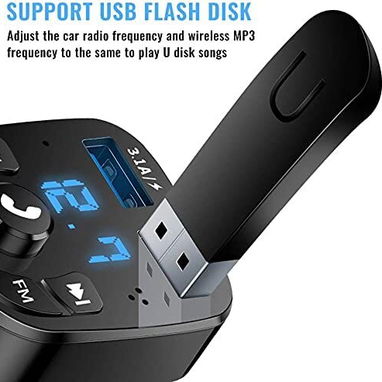 🚗 Transmisor FM Bluetooth para auto 🚗 precio 8$ - Img 123709008