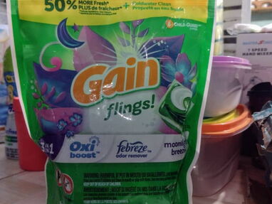 Cápsulas de detergente Gain Tide y Snuggle - Img 64083970