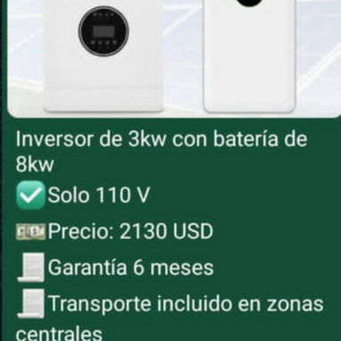Ecoflow, inversores, Estaciones d energía bluetti, lámparas recargables con panel, cable adaptador solar, kit para panel - Img 121567387