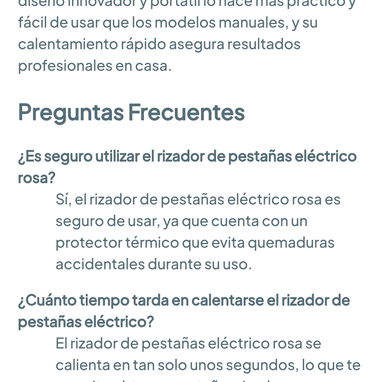 Rizador de pestañas eléctrico 🌐 - 6/6