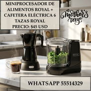 MINIPROCESADOR DE ALIMENTOS ROYAL + CAFETERA ELÉCTRICA 6 TAZAS ROYAL, ENTREGA DE FACTURA. SÚPER OFERTA!!!!!!! - Img 55213727