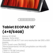 Tablet ECOPAD 10" (4+8/64GB). Marca: ECOPAD - Img 56350074