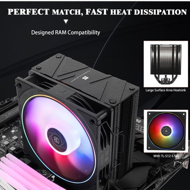 DISIPADORES DE AIRES: COOLER MÁSTER HALO BLACK y THERMALRIGHT SPIRIT EVO 120 RGB|SELLADOS EN CAJA_53849890_ - Img 108938467