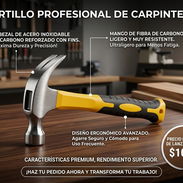Martillo de carpintero de acero y fibras ultra resistente - Img 56706157