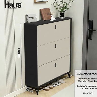 Zapateras de Madera. Envío gratis - 3/4