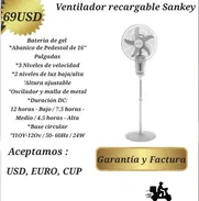 Ventilador recargable sankey - Img 50787346