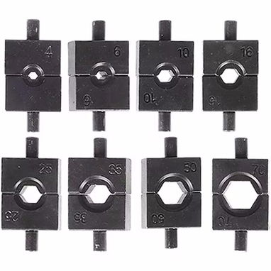 Pinzas de Crimpado Hidráulica 6 toneladas 12AWG a 00 viene en su maleta con todo sus acessorios - 6/8