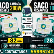 Lámparas Recargables con panel solar - Img 57135548