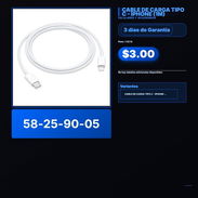 CABLE DE CARGA TIPO C - IPHONE (1M) VPT -0012 - Img 57889305