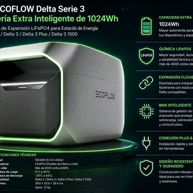 BATERÍA EXTENSIÓN ECHOFLOW - 6/6