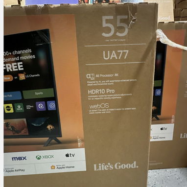 SMART TV LG 55 pulgadas UHD 4K modelo UA77 AI 2025 A7 precio $580 USD Mensajería Incluida Factura Garantía - Img 122433932