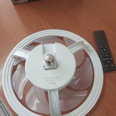 Lámpara Con Ventilador Led 30W Control Remoto, Lámpara Led Fan 30W Ahorro Energía y Confot VPT# - 10/10