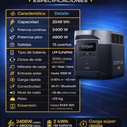 Vendo ECOFLOW Delta 2 max. Nuevo. Mensajería incluida - Img 55094719