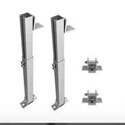 Bases ajustables originales para montar paneles solares - Img 57731640