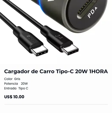 accesorios micas de hidrogel para todos los móviles cable usb cable tipo c cable de iphone OTG - Img 94542557