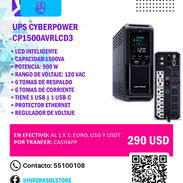 ⚡ UPS CyberPower CP1500AVRLCD3 – 1500VA - 90W | 290USD - Img 56840503