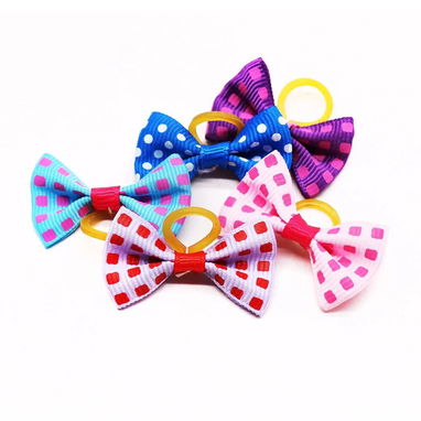 Lacitos Decorativos para el pelo de las Mascotas /4piezas - 2/5