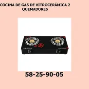COCINA DE GAS DE VITROCERÁMICA 2 QUEMADORES - Img 55728829