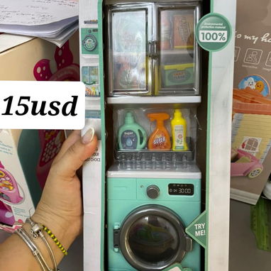 Lavadora para niñas con accesorios - Img 123674326