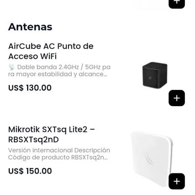 Mikrotik, Routers y otros equipos de redes - 3/5