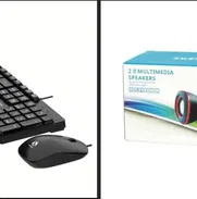 Mouse, teclado y bocinas para PC y laptop - Img 50370240