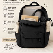 Mochila color negro - Img 55891524