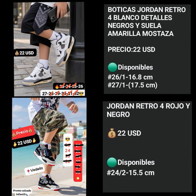 Tenis de niñas y niños - 4/9