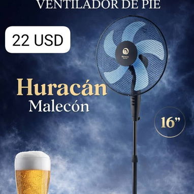 Ventiladores de pedestal, de pared y recargables - Img 124783613
