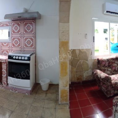 RENTA casa de 2 habitaciones con piscina en GUANABO, La Habana con Qba Hostin 360 - 10/10