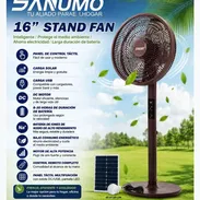 Ventilador recargable con panel solar - Img 56009257