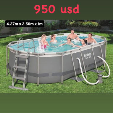 ☀️Gran variedad de piscinas de Diferentes tamaños y modelos nuevas en su caja.✅ Modelos: 1- Bestway con su filtro recirc - Img 123002673