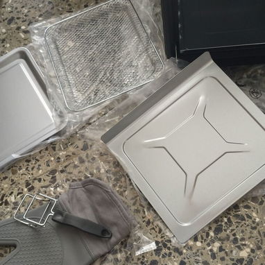 Horno freidora grande 15 litros (incluye guantes y espátula de metal) - Img 122411664
