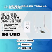 ✅ Protector de Voltaje 20A 220V ✅ Soporte metálico para compresor de aire acondicionado Split - Img 55944314